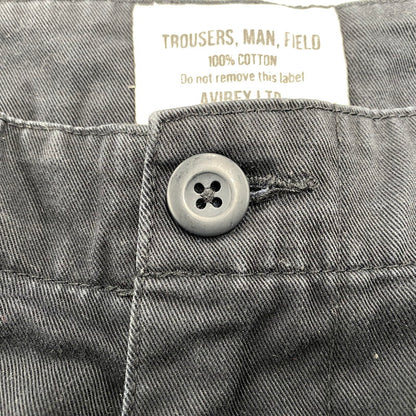 【中古品】【メンズ】 AVIREX アヴィレックス 6126129 BASIC FATIGUE PANTS ベーシック ファティーグ パンツ ボトムス ズボン 156-260317-cs-17-izu サイズ：L カラー：ブラック 万代Net店