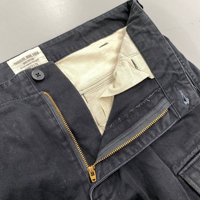 【中古品】【メンズ】 AVIREX アヴィレックス 6126129 BASIC FATIGUE PANTS ベーシック ファティーグ パンツ ボトムス ズボン 156-260317-cs-17-izu サイズ：L カラー：ブラック 万代Net店