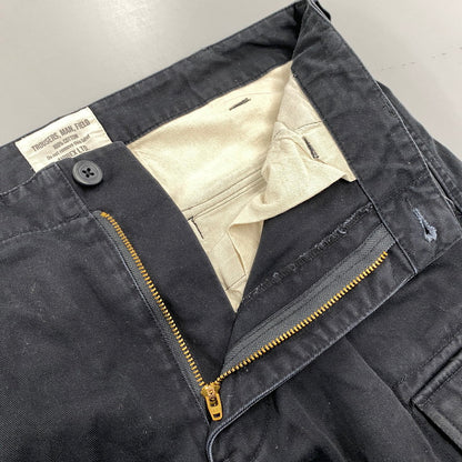 【中古品】【メンズ】 AVIREX アヴィレックス 6126129 BASIC FATIGUE PANTS ベーシック ファティーグ パンツ ボトムス ズボン 156-260317-cs-17-izu サイズ：L カラー：ブラック 万代Net店