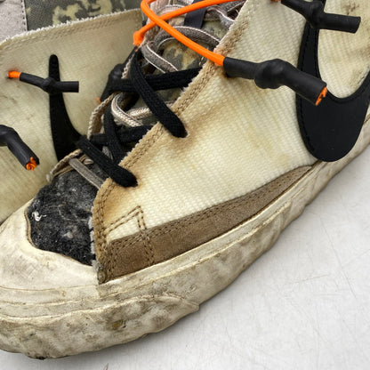 【現状渡し品】【メンズ】 ×READYMADE CZ3589-100 BLAZER MID ブレーザーミッド スニーカー 靴 160-260318-tt-06-izu サイズ：27cm カラー：WHITE/BLACK-PURE PLATINUM 万代Net店