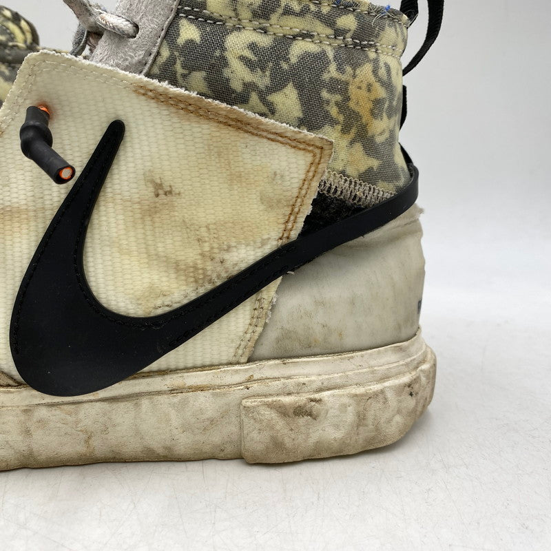 【現状渡し品】【メンズ】 ×READYMADE CZ3589-100 BLAZER MID ブレーザーミッド スニーカー 靴 160-260318-tt-06-izu サイズ：27cm カラー：WHITE/BLACK-PURE PLATINUM 万代Net店