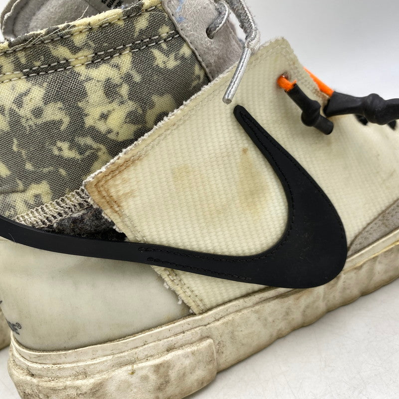 【現状渡し品】【メンズ】 ×READYMADE CZ3589-100 BLAZER MID ブレーザーミッド スニーカー 靴 160-260318-tt-06-izu サイズ：27cm カラー：WHITE/BLACK-PURE PLATINUM 万代Net店