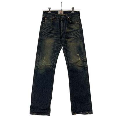【中古品】【メンズ】 08501-00 501 DAMAGE DENIM PANTS ダメージ デニム パンツ ボトムス ズボン 158-260312-cs-01-izu サイズ：W30 L32 カラー：インディゴ 万代Net店