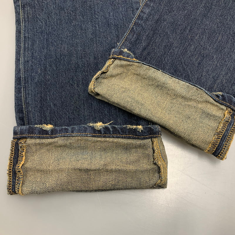 【中古品】【メンズ】 08501-00 501 DAMAGE DENIM PANTS ダメージ デニム パンツ ボトムス ズボン 158-260312-cs-01-izu サイズ：W30 L32 カラー：インディゴ 万代Net店