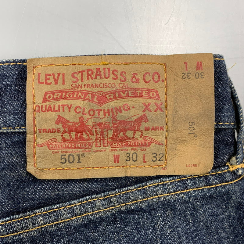 【中古品】【メンズ】 08501-00 501 DAMAGE DENIM PANTS ダメージ デニム パンツ ボトムス ズボン 158-260312-cs-01-izu サイズ：W30 L32 カラー：インディゴ 万代Net店