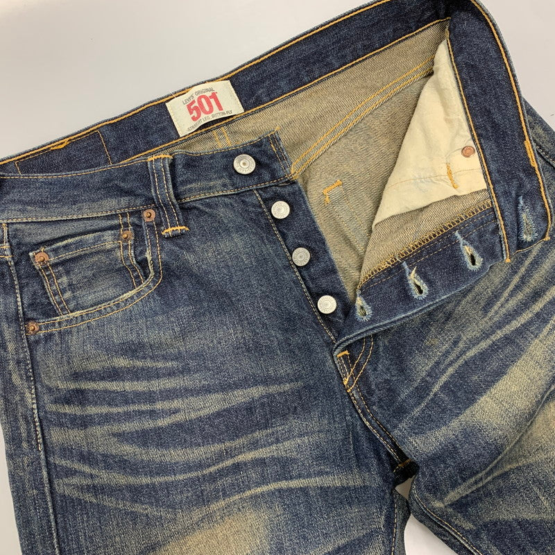 【中古品】【メンズ】 08501-00 501 DAMAGE DENIM PANTS ダメージ デニム パンツ ボトムス ズボン 158-260312-cs-01-izu サイズ：W30 L32 カラー：インディゴ 万代Net店