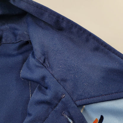 【中古品】【メンズ】 HILTON ヒルトン 70’S USA製 ATOMIC HALF BUTTON BOWLING SHIRT アトミック ハーフ ボタン ボーリング シャツ トップス 半袖 146-260317-cs-07-izu サイズ：M カラー：ブルー 万代Net店