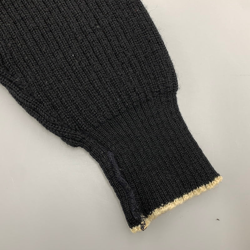 【中古品】【メンズ】 PURITAN ピューリタン 50’S ROCKABILLY KNIT SWEATER ロカビリー ニット セーター トップス 長袖 146-260312-cs-08-izu サイズ：38 カラー：ブラック 万代Net店