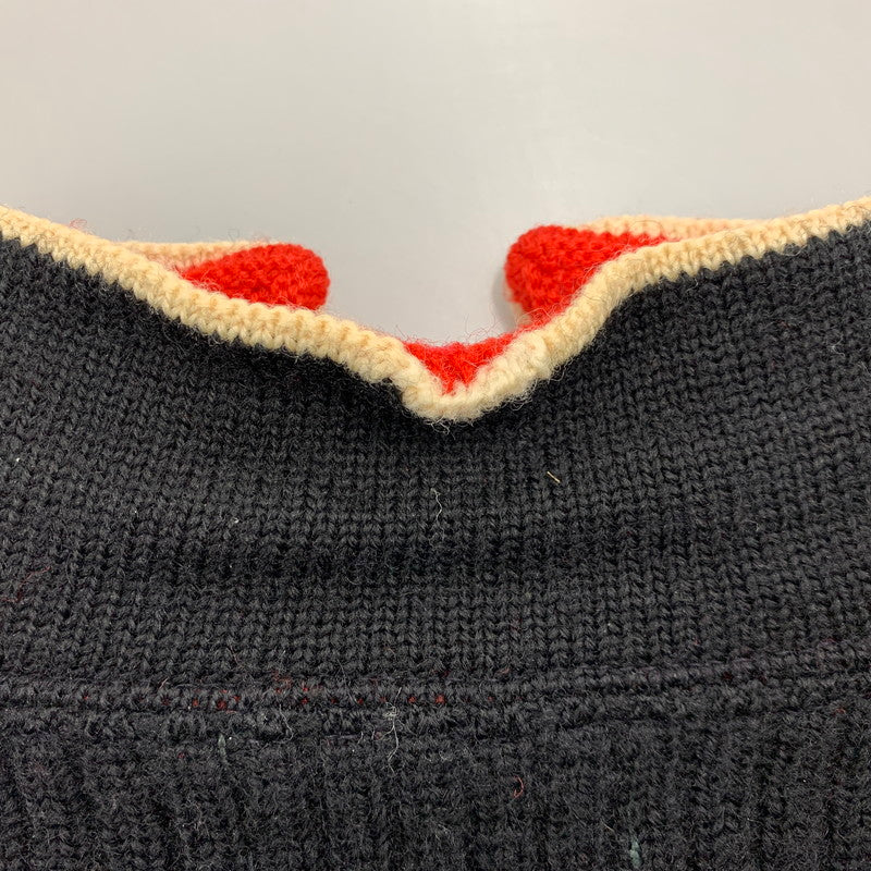 【中古品】【メンズ】 PURITAN ピューリタン 50’S ROCKABILLY KNIT SWEATER ロカビリー ニット セーター トップス 長袖 146-260312-cs-08-izu サイズ：38 カラー：ブラック 万代Net店