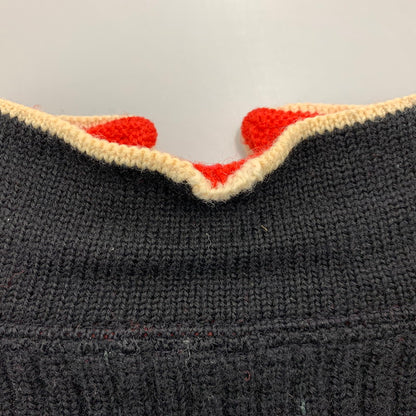 【中古品】【メンズ】 PURITAN ピューリタン 50’S ROCKABILLY KNIT SWEATER ロカビリー ニット セーター トップス 長袖 146-260312-cs-08-izu サイズ：38 カラー：ブラック 万代Net店