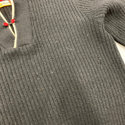 【中古品】【メンズ】 PURITAN ピューリタン 50’S ROCKABILLY KNIT SWEATER ロカビリー ニット セーター トップス 長袖 146-260312-cs-08-izu サイズ：38 カラー：ブラック 万代Net店
