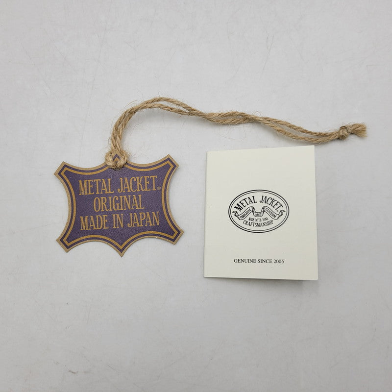 【中古品】【メンズ】 ROCKIN'JELLY BEAN ロッキン ジェリービーン × METAL JACKET メタル ジャケット MJL-02 ROLLER GIRL ローラーガール G.T. STEERHIDE ステアハイド LEATHER LONG WALLET レザー ロング ウォレット 財布 長財布 200-260411-ya-12-izu カラー：BLACK 万代Net店