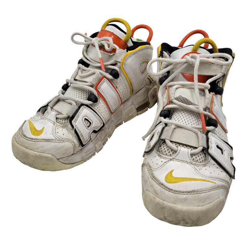 【現状渡し品】【レディース】 AIR MORE UPTEMPO GS DD9282-100 エア モアアップテンポ スニーカー シューズ 靴 166-260319-as-06-izu サイズ：24cm カラー：WHITE/UNIVERSITY GOLD 万代Net店