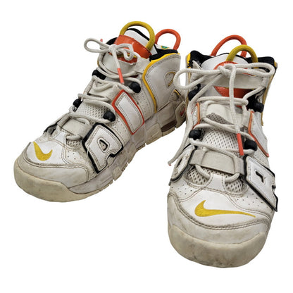 【現状渡し品】【レディース】 AIR MORE UPTEMPO GS DD9282-100 エア モアアップテンポ スニーカー シューズ 靴 166-260319-as-06-izu サイズ：24cm カラー：WHITE/UNIVERSITY GOLD 万代Net店