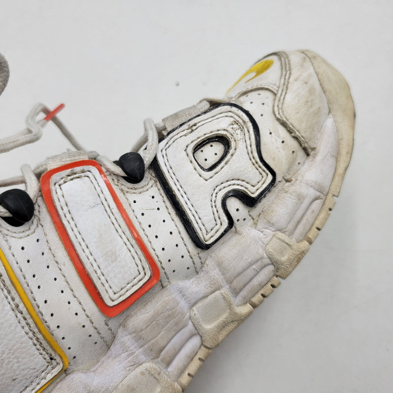 【現状渡し品】【レディース】 AIR MORE UPTEMPO GS DD9282-100 エア モアアップテンポ スニーカー シューズ 靴 166-260319-as-06-izu サイズ：24cm カラー：WHITE/UNIVERSITY GOLD 万代Net店
