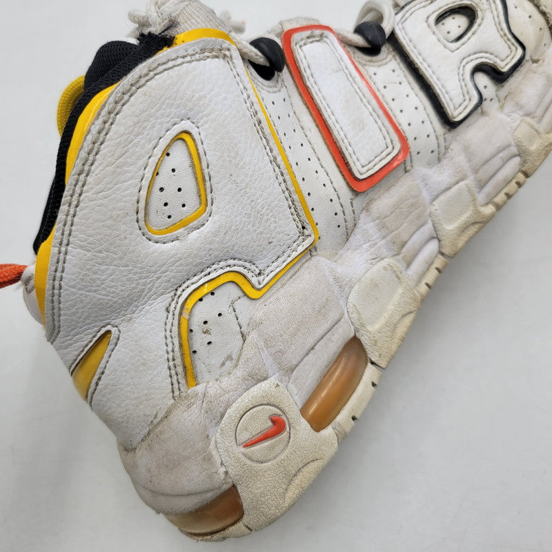 【現状渡し品】【レディース】 AIR MORE UPTEMPO GS DD9282-100 エア モアアップテンポ スニーカー シューズ 靴 166-260319-as-06-izu サイズ：24cm カラー：WHITE/UNIVERSITY GOLD 万代Net店