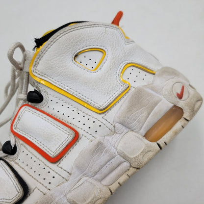 【現状渡し品】【レディース】 AIR MORE UPTEMPO GS DD9282-100 エア モアアップテンポ スニーカー シューズ 靴 166-260319-as-06-izu サイズ：24cm カラー：WHITE/UNIVERSITY GOLD 万代Net店