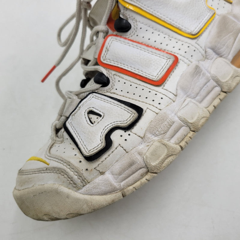 【現状渡し品】【レディース】 AIR MORE UPTEMPO GS DD9282-100 エア モアアップテンポ スニーカー シューズ 靴 166-260319-as-06-izu サイズ：24cm カラー：WHITE/UNIVERSITY GOLD 万代Net店