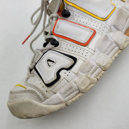 【現状渡し品】【レディース】 AIR MORE UPTEMPO GS DD9282-100 エア モアアップテンポ スニーカー シューズ 靴 166-260319-as-06-izu サイズ：24cm カラー：WHITE/UNIVERSITY GOLD 万代Net店