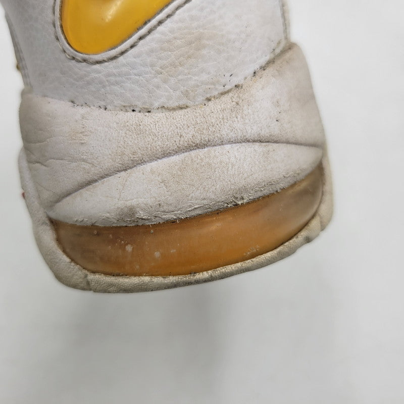 【現状渡し品】【レディース】 AIR MORE UPTEMPO GS DD9282-100 エア モアアップテンポ スニーカー シューズ 靴 166-260319-as-06-izu サイズ：24cm カラー：WHITE/UNIVERSITY GOLD 万代Net店