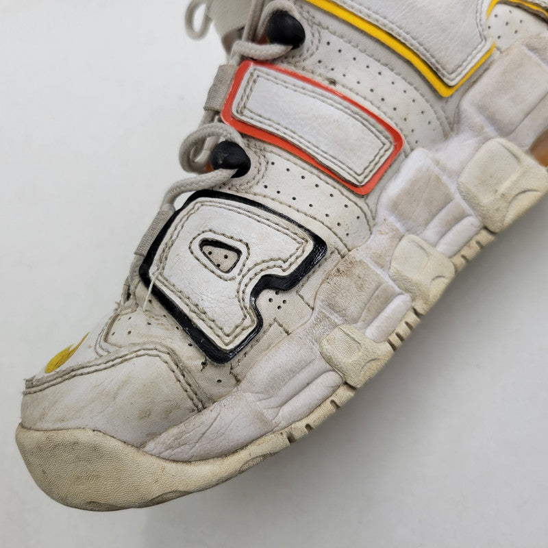 【現状渡し品】【レディース】 AIR MORE UPTEMPO GS DD9282-100 エア モアアップテンポ スニーカー シューズ 靴 166-260319-as-06-izu サイズ：24cm カラー：WHITE/UNIVERSITY GOLD 万代Net店