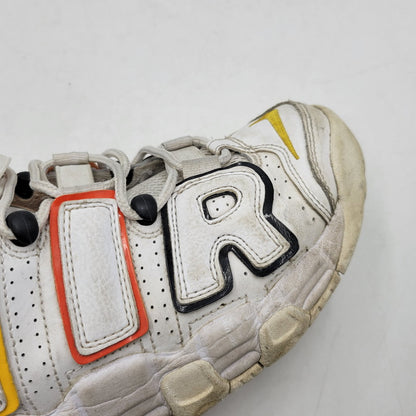 【現状渡し品】【レディース】 AIR MORE UPTEMPO GS DD9282-100 エア モアアップテンポ スニーカー シューズ 靴 166-260319-as-06-izu サイズ：24cm カラー：WHITE/UNIVERSITY GOLD 万代Net店