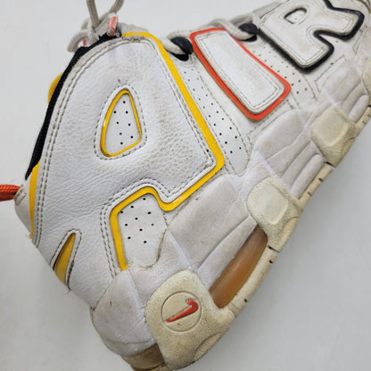 【現状渡し品】【レディース】 AIR MORE UPTEMPO GS DD9282-100 エア モアアップテンポ スニーカー シューズ 靴 166-260319-as-06-izu サイズ：24cm カラー：WHITE/UNIVERSITY GOLD 万代Net店