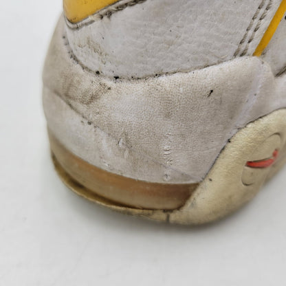 【現状渡し品】【レディース】 AIR MORE UPTEMPO GS DD9282-100 エア モアアップテンポ スニーカー シューズ 靴 166-260319-as-06-izu サイズ：24cm カラー：WHITE/UNIVERSITY GOLD 万代Net店