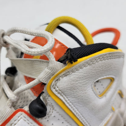 【現状渡し品】【レディース】 AIR MORE UPTEMPO GS DD9282-100 エア モアアップテンポ スニーカー シューズ 靴 166-260319-as-06-izu サイズ：24cm カラー：WHITE/UNIVERSITY GOLD 万代Net店