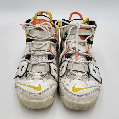 【現状渡し品】【レディース】 AIR MORE UPTEMPO GS DD9282-100 エア モアアップテンポ スニーカー シューズ 靴 166-260319-as-06-izu サイズ：24cm カラー：WHITE/UNIVERSITY GOLD 万代Net店