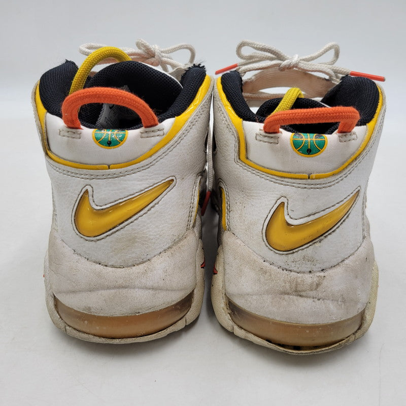 【現状渡し品】【レディース】 AIR MORE UPTEMPO GS DD9282-100 エア モアアップテンポ スニーカー シューズ 靴 166-260319-as-06-izu サイズ：24cm カラー：WHITE/UNIVERSITY GOLD 万代Net店