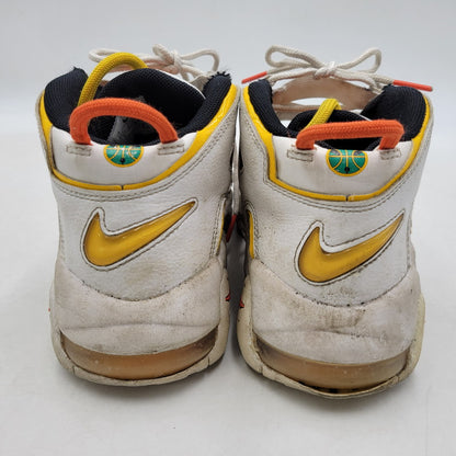 【現状渡し品】【レディース】 AIR MORE UPTEMPO GS DD9282-100 エア モアアップテンポ スニーカー シューズ 靴 166-260319-as-06-izu サイズ：24cm カラー：WHITE/UNIVERSITY GOLD 万代Net店