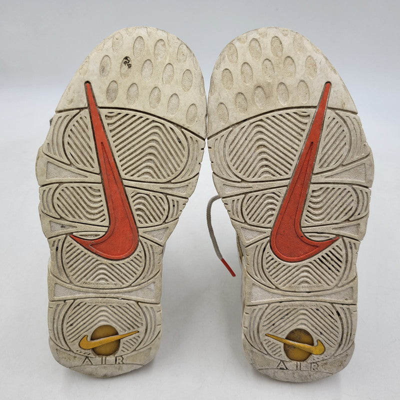 【現状渡し品】【レディース】 AIR MORE UPTEMPO GS DD9282-100 エア モアアップテンポ スニーカー シューズ 靴 166-260319-as-06-izu サイズ：24cm カラー：WHITE/UNIVERSITY GOLD 万代Net店