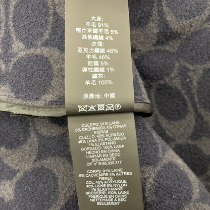 【中古品】【レディース】 ZIP CAPE COAT C5503 ジップ ケープ コート ポンチョ アウター 168-260313-ay-03-izu サイズ：XS/S カラー：ネイビー 万代Net店