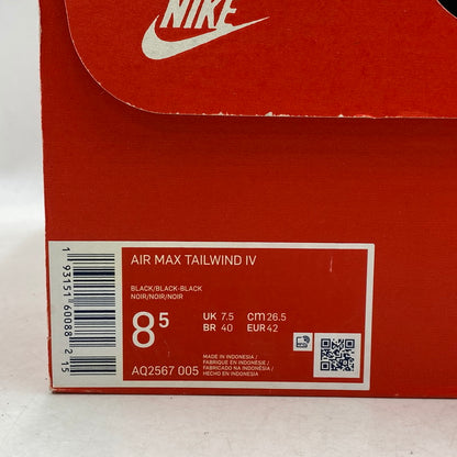 【中古品】【メンズ】 AQ2567-005 AIR MAX TAILWIND 4 エアマックス テイルウインド フォー スニーカー シューズ 靴 160-260319-cs-05-izu サイズ：26.5cm カラー：BLACK/BLACK-BLACK 万代Net店