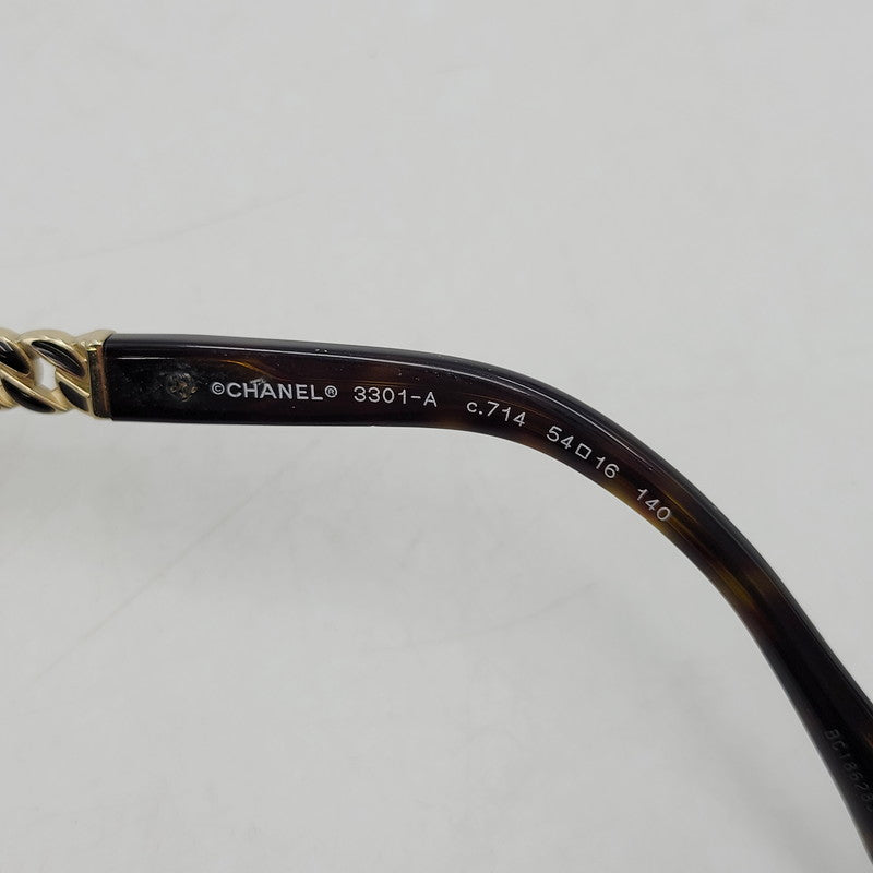 【中古品】【メンズ/レディース】 3301-A C.714 SUNGLASSES サングラス 小物 服飾雑貨 183-260313-ay-05-izu サイズ：54口16-140 カラー：ブラウン系 万代Net店
