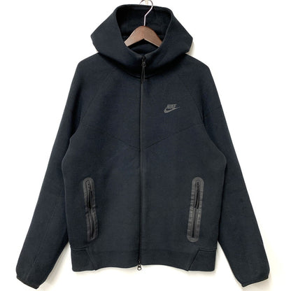 【中古品】【メンズ】 TECH FLC FZ HOODIE FB7922-010 テック フリース ウィンドランナー フルジップ パーカー 長袖 トップス 148-260313-ay-02-izu サイズ：L カラー：ブラック 万代Net店