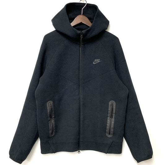 【中古品】【メンズ】 TECH FLC FZ HOODIE FB7922-010 テック フリース ウィンドランナー フルジップ パーカー 長袖 トップス 148-260313-ay-02-izu サイズ：L カラー：ブラック 万代Net店