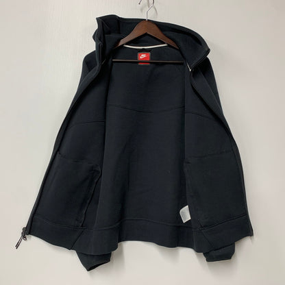 【中古品】【メンズ】 TECH FLC FZ HOODIE FB7922-010 テック フリース ウィンドランナー フルジップ パーカー 長袖 トップス 148-260313-ay-02-izu サイズ：L カラー：ブラック 万代Net店