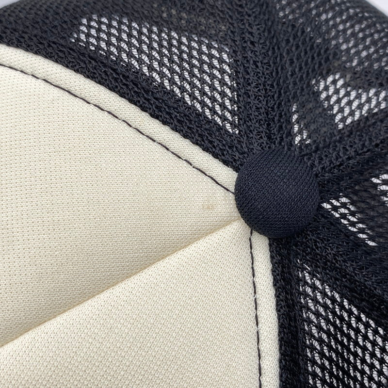 【中古品】【メンズ/レディース】 HYSTERIC GLAMOUR ヒステリックグラマー 02241QH03 HIGH PERFORMANCE MESH CAP ハイパフォーマンスメッシュキャップ 帽子 185-260318-tt-05-izu サイズ：FREE カラー：アイボリー×ブラック 万代Net店