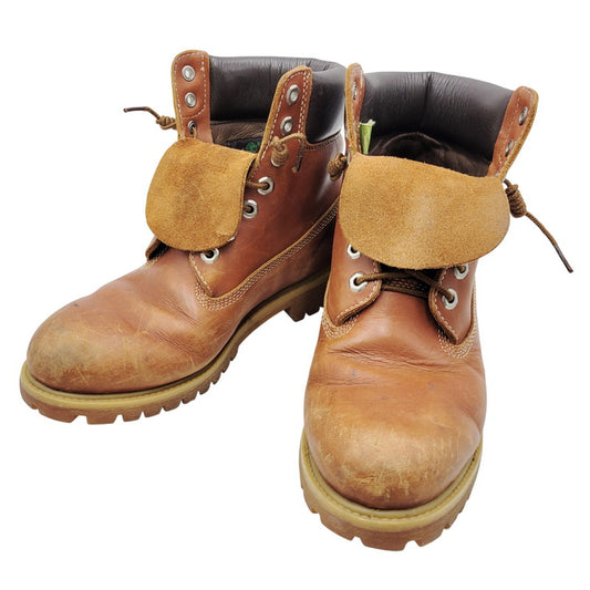【中古品】【メンズ】 6 INCH PREMIUM LEATHER BOOTS 44519 6インチ プレミアム レザー ブーツ シューズ 靴 164-260313-ay-07-izu サイズ：8W カラー：ブラウン 万代Net店