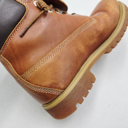 【中古品】【メンズ】 Timberland ティンバーランド 6 INCH PREMIUM LEATHER BOOTS 44519 6インチ プレミアム レザー ブーツ シューズ 靴 164-260313-ay-07-izu サイズ：8W カラー：ブラウン 万代Net店
