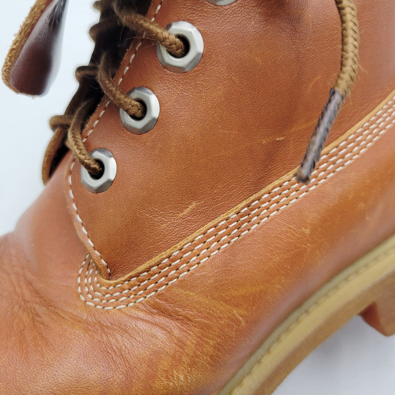 【中古品】【メンズ】 Timberland ティンバーランド 6 INCH PREMIUM LEATHER BOOTS 44519 6インチ プレミアム レザー ブーツ シューズ 靴 164-260313-ay-07-izu サイズ：8W カラー：ブラウン 万代Net店