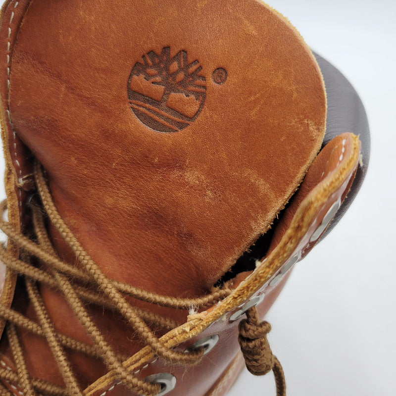 【中古品】【メンズ】 Timberland ティンバーランド 6 INCH PREMIUM LEATHER BOOTS 44519 6インチ プレミアム レザー ブーツ シューズ 靴 164-260313-ay-07-izu サイズ：8W カラー：ブラウン 万代Net店