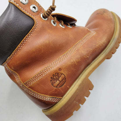 【中古品】【メンズ】 Timberland ティンバーランド 6 INCH PREMIUM LEATHER BOOTS 44519 6インチ プレミアム レザー ブーツ シューズ 靴 164-260313-ay-07-izu サイズ：8W カラー：ブラウン 万代Net店