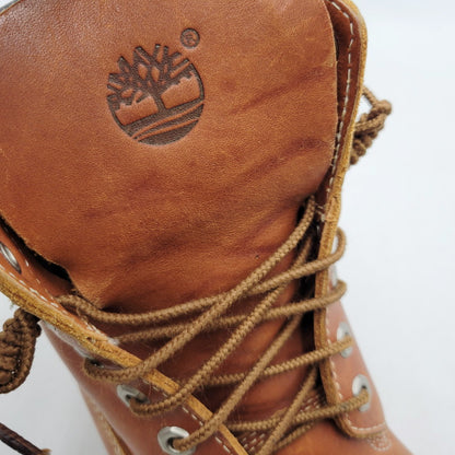 【中古品】【メンズ】 Timberland ティンバーランド 6 INCH PREMIUM LEATHER BOOTS 44519 6インチ プレミアム レザー ブーツ シューズ 靴 164-260313-ay-07-izu サイズ：8W カラー：ブラウン 万代Net店