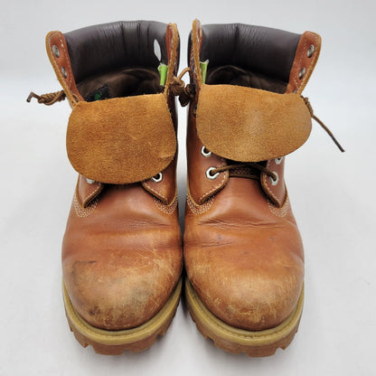 【中古品】【メンズ】 Timberland ティンバーランド 6 INCH PREMIUM LEATHER BOOTS 44519 6インチ プレミアム レザー ブーツ シューズ 靴 164-260313-ay-07-izu サイズ：8W カラー：ブラウン 万代Net店