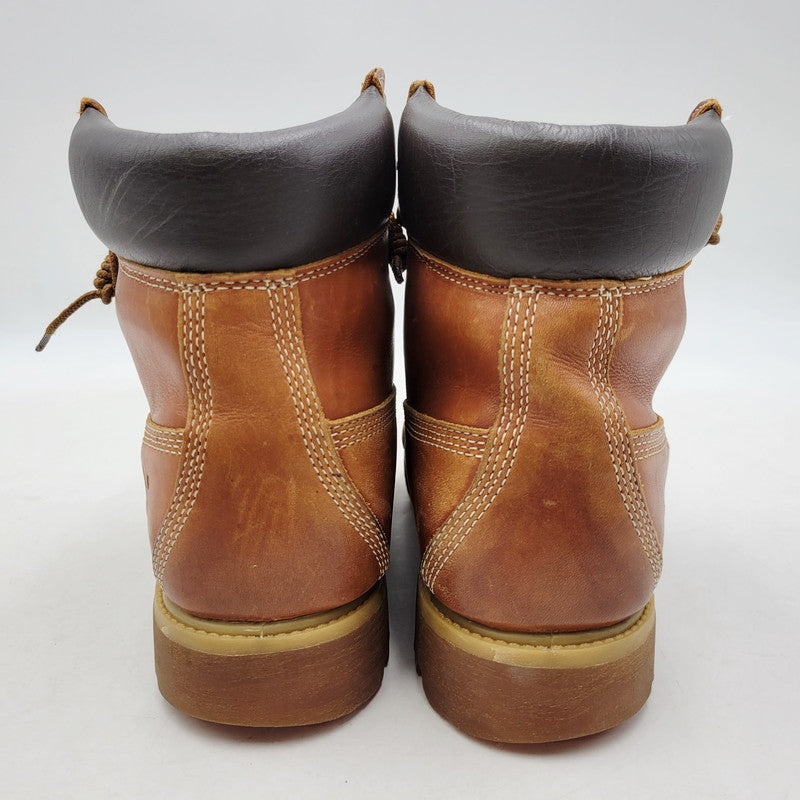 【中古品】【メンズ】 Timberland ティンバーランド 6 INCH PREMIUM LEATHER BOOTS 44519 6インチ プレミアム レザー ブーツ シューズ 靴 164-260313-ay-07-izu サイズ：8W カラー：ブラウン 万代Net店