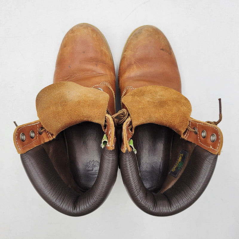 【中古品】【メンズ】 Timberland ティンバーランド 6 INCH PREMIUM LEATHER BOOTS 44519 6インチ プレミアム レザー ブーツ シューズ 靴 164-260313-ay-07-izu サイズ：8W カラー：ブラウン 万代Net店