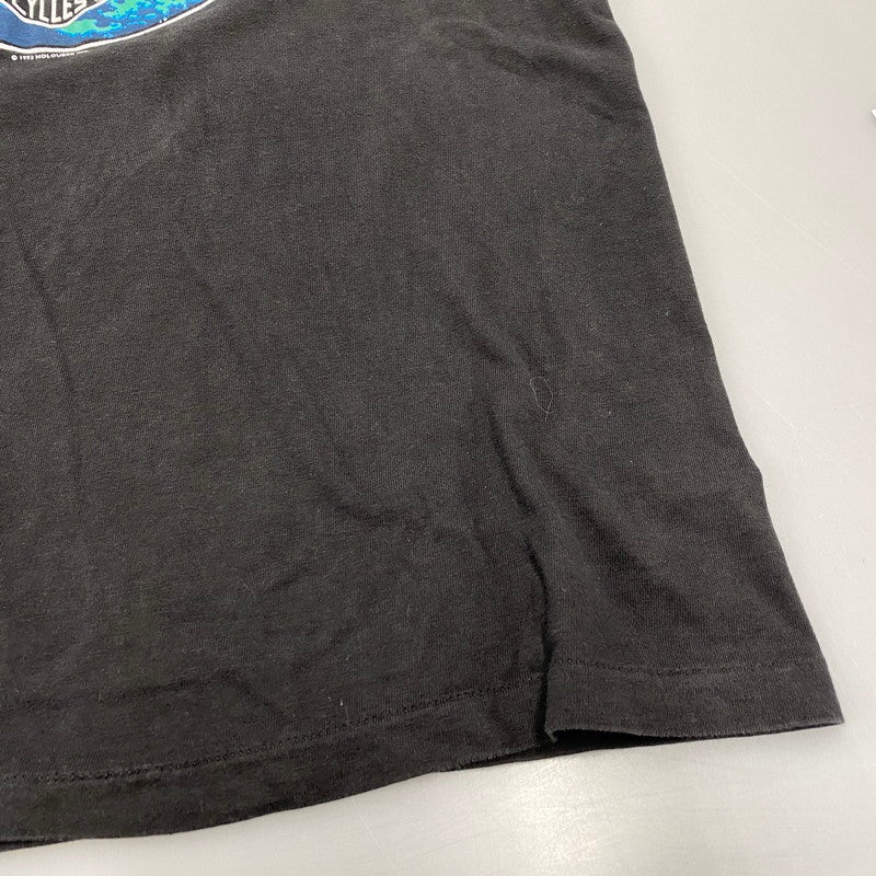 【中古品】【メンズ】 HANES ヘインズ 両シングル c1992 HARLEY-DAVIDSON HARD RIDE SS PRINT TEE ハーレーダビッドソン ハードライド ショートスリーブ プリント Tシャツ トップス 146-260319-kh-08-izu サイズ：M カラー：ブラック 万代Net店